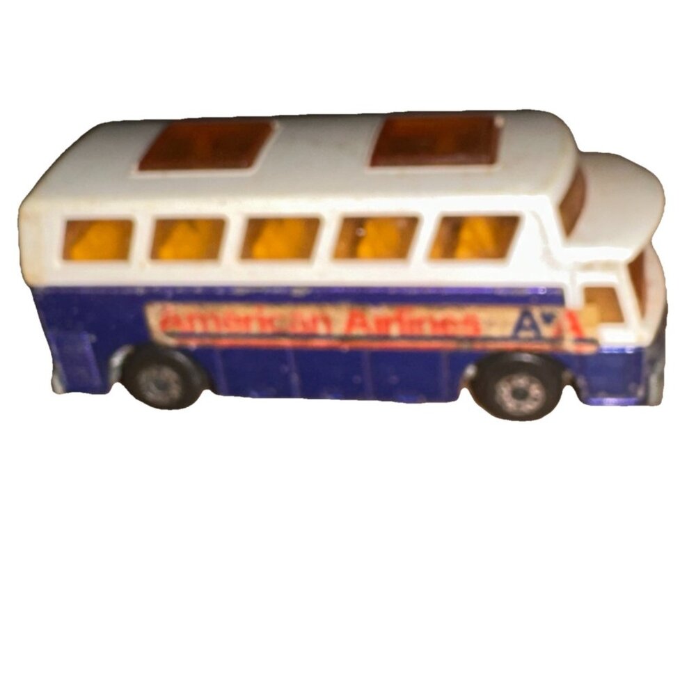 Lesney Matchbox Superfast Airport Coach American Airlines No.65 1977 Vintage